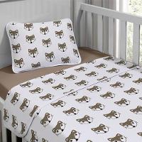 Jogo De Cama Tecebem Malha Berço Estampado Dori 3 Peças Duna - 1