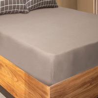 Jogo De Cama Portallar Queen Malha 100% Algodão Premiun Classic Laura 3 Peças Capuccino - 4