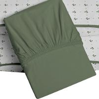 Jogo De Cama Tecebem Casal Malha 100% Algodão Hugo 3 Peças Premium Oliva - 3