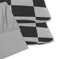 Jogo De Cama Tecebem Queen Malha 100% Algodão Eric 3 Peças Premium Cinza - 2