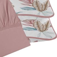 Jogo De Cama Tecebem Queen Malha 100% Algodão Yara 3 Peças Premium Rose - 2