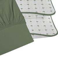 Jogo De Cama Tecebem Queen Malha 100% Algodão Hugo 3 Peças Premium Oliva - 2