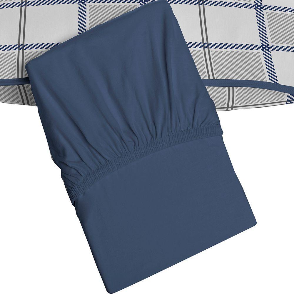 Jogo De Cama Tecebem Solteiro King Malha 100% Algodão Adam 2 Peças Premium Mediterrâneo - 3