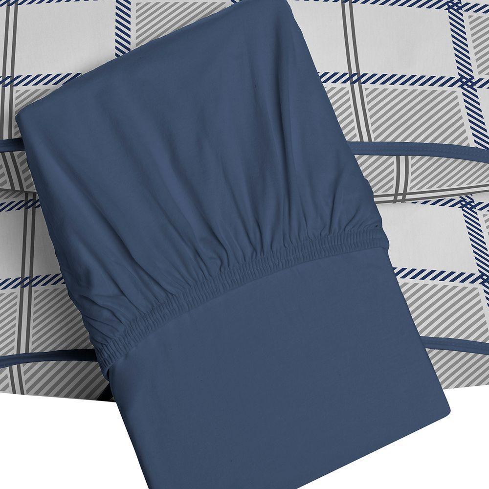 Jogo De Cama Tecebem Queen Malha 100% Algodão Adam 3 Peças Premium Mediterrâneo - 3