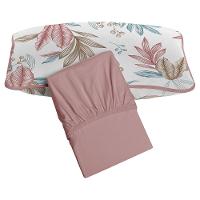 Jogo De Cama Tecebem Solteiro King Malha 100% Algodão Yara 2 Peças Premium Rose - 1