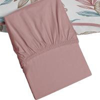 Jogo De Cama Tecebem Solteiro King Malha 100% Algodão Yara 2 Peças Premium Rose - 3