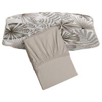 Jogo De Cama Tecebem Solteiro Malha 100% Algodão Cloe 2 Peças Premium Trigo - 1