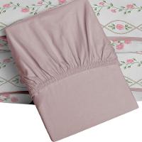 Jogo De Cama Tecebem Casal Malha 100% Algodão Grazi 3 Peças Premium Rosinha - 3