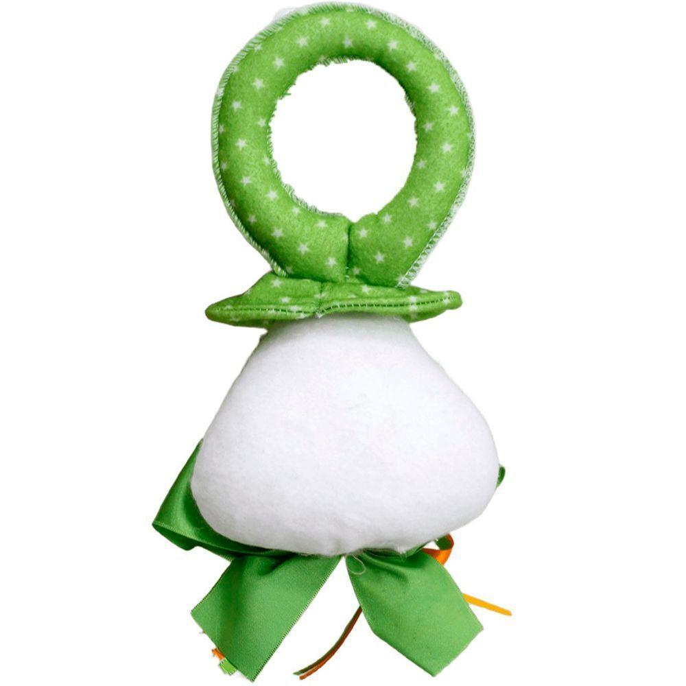 Kit 6 Pendente Páscoa Coelho Para Porta Verde Enfeite 23cm - 4