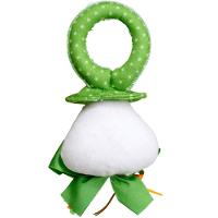 Kit 6 Pendente Páscoa Coelho Verde Para Porta Enfeite 23cm