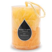 Esponja De Banho Buettner Pote C/ 2 Unidades C/ Cordão Nylon Amarela - 2
