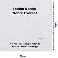 Toalha Banho Buettner Nobre 100% Algodão Fio Penteado Everest 70cm X 140m Branca - 4