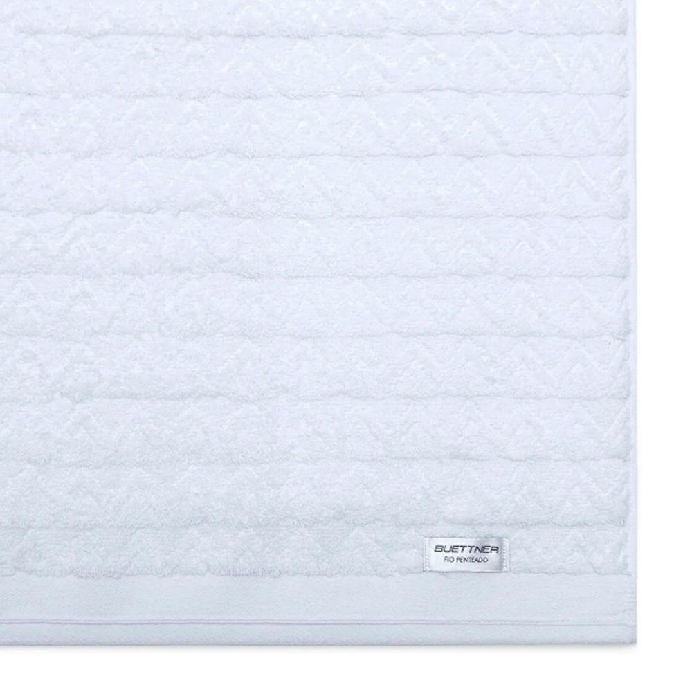 Toalha Banho Buettner Nobre 100% Algodão Fio Penteado Línea 70cm X 1,40m Branco - 2