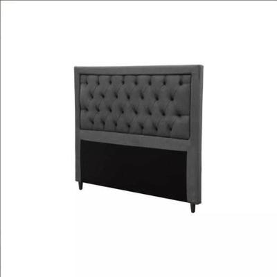 Cabeceira Queen 160cm Simbal Baronesa Veludo Cinza