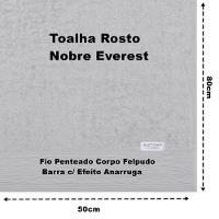 Jogo De Toalha Buettner Everest Nobre 100% Algodão Fio Penteado 5 Peças Branco E Prata - 5