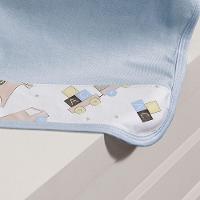 Kit Toalhinha De Boca Com 03 Peças Tecebem Baby Malha 100% Algodão Lipe Azul - 2