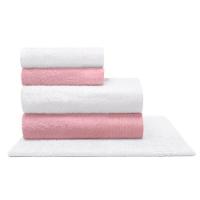 Jogo De Toalha Buettner Everest Nobre 100% Algodão Fio Penteado 5 Peças Branco E âmbar - 1