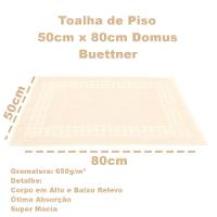 Toalha Piso Buettner Felpudo 100% Algodão Domus 50cmx80cm Marfim - 3