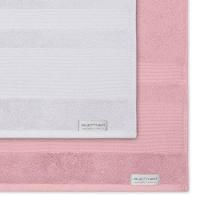 Jogo De Toalha Buettner Algodão Egípcio Nobre 5 Peças Aliance Dusty Rose E Branco - 8