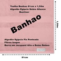 Jogo De Toalha Buettner Algodão Egípcio Nobre 5 Peças Aliance Dusty Rose E Branco - 10