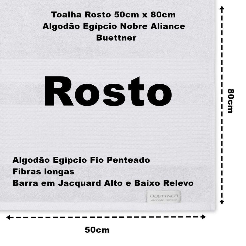 Jogo De Toalha Buettner Algodão Egípcio Nobre 5 Peças Aliance Branco - 4