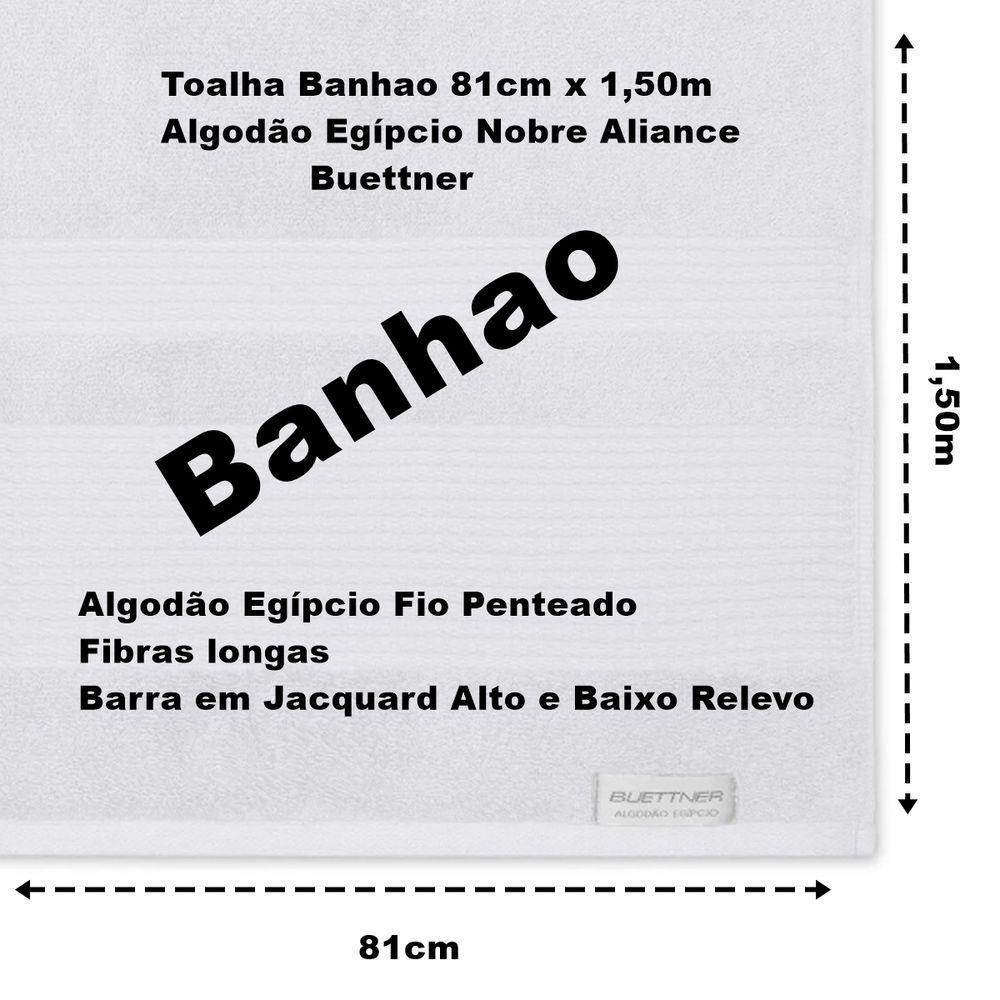 Jogo De Toalha Buettner Algodão Egípcio Nobre 5 Peças Aliance Branco - 5