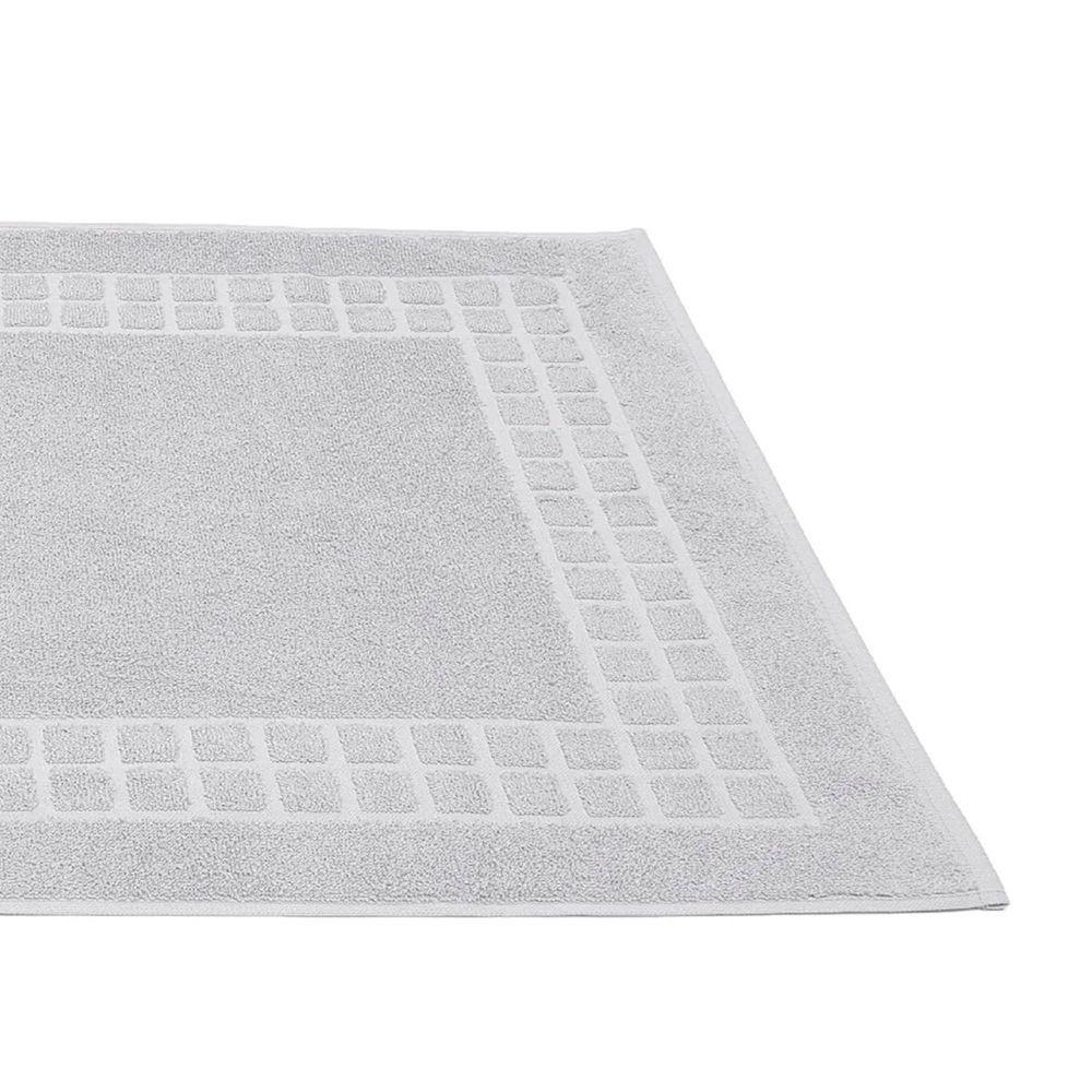 Toalha Piso Buettner Felpudo 100% Algodão Domus 50cmx80cm Prata - 3