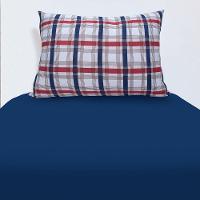 Fronha Doce Vida Malha Mista São Paulo 48cm68cm Azul Profundo - 3