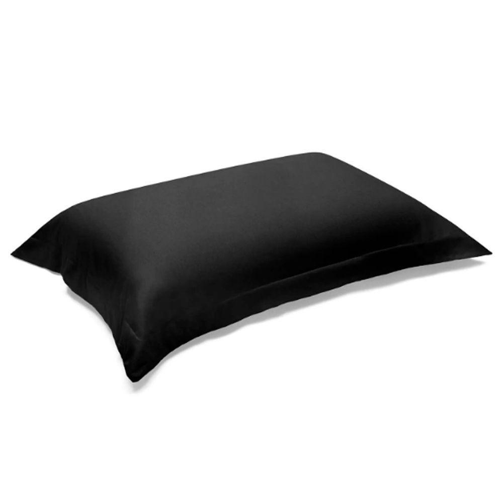 Fronha Avulsa Buettner Malha Lisa Com Abas Image 50cmx70cm Preto - 2