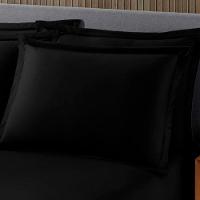 Fronha Avulsa Buettner Malha Lisa Com Abas Image 50cmx70cm Preto - 3