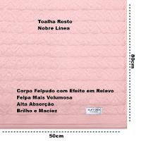 Jogo De Toalha Buettner Linea Nobre 100% Algodão Fio Penteado 5 Peças Branco E Dusty Rosê - 5