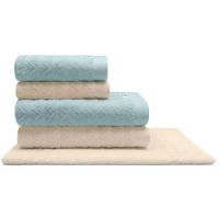 Jogo De Toalha Buettner Linea Nobre 100% Algodão Fio Penteado 5 Peças Mineral E Pérola - 1