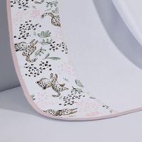 Cueiro Simples Tecebem Baby Malha 100% Algodão Estampa Lizi 80cm X 90cm Branco - 2