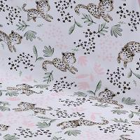 Cueiro Simples Tecebem Baby Malha 100% Algodão Estampa Lizi 80cm X 90cm Branco - 3