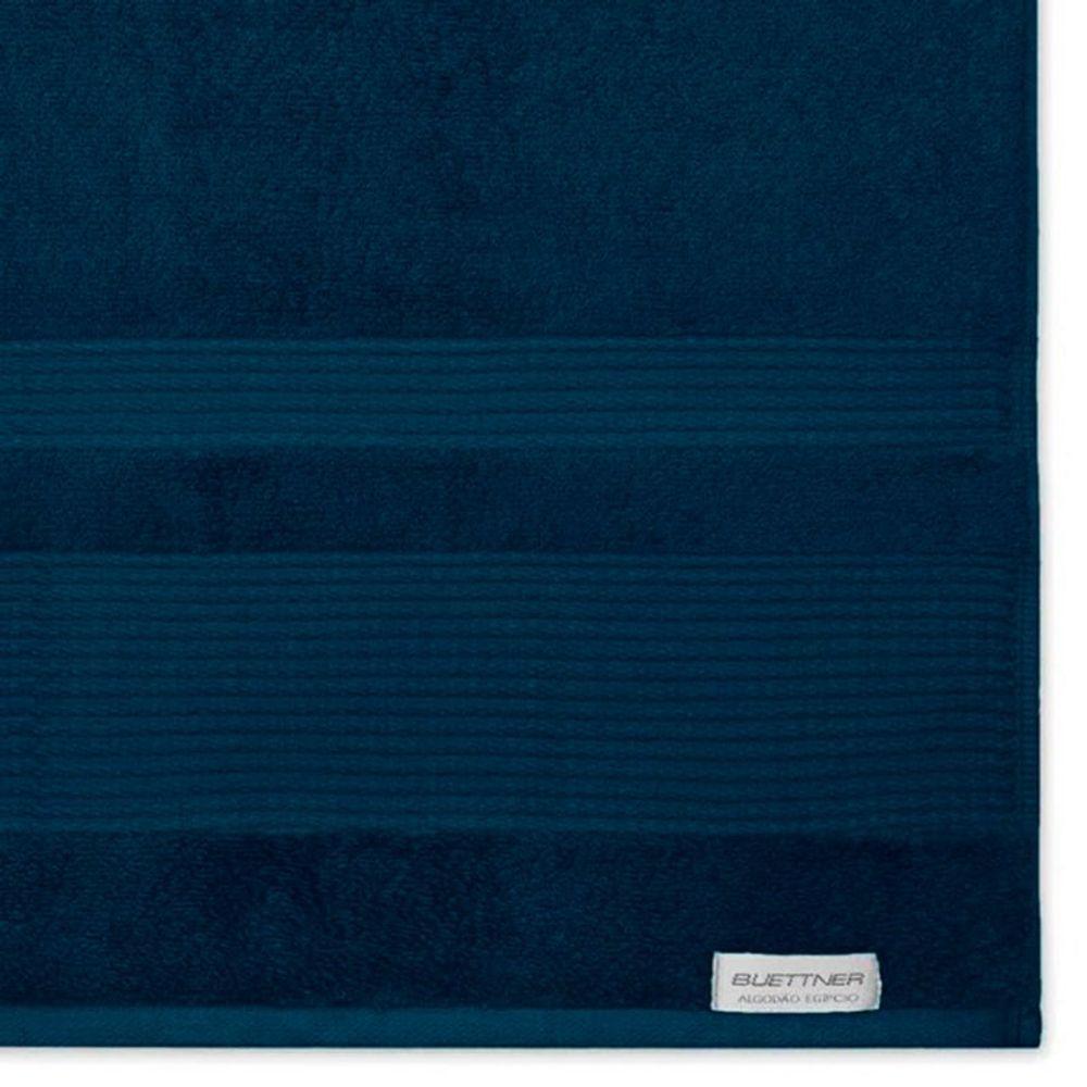 Jogo De Toalha Buettner Algodão Egípcio Nobre 5 Peças Aliance Dusty Marinho E Palha - 4