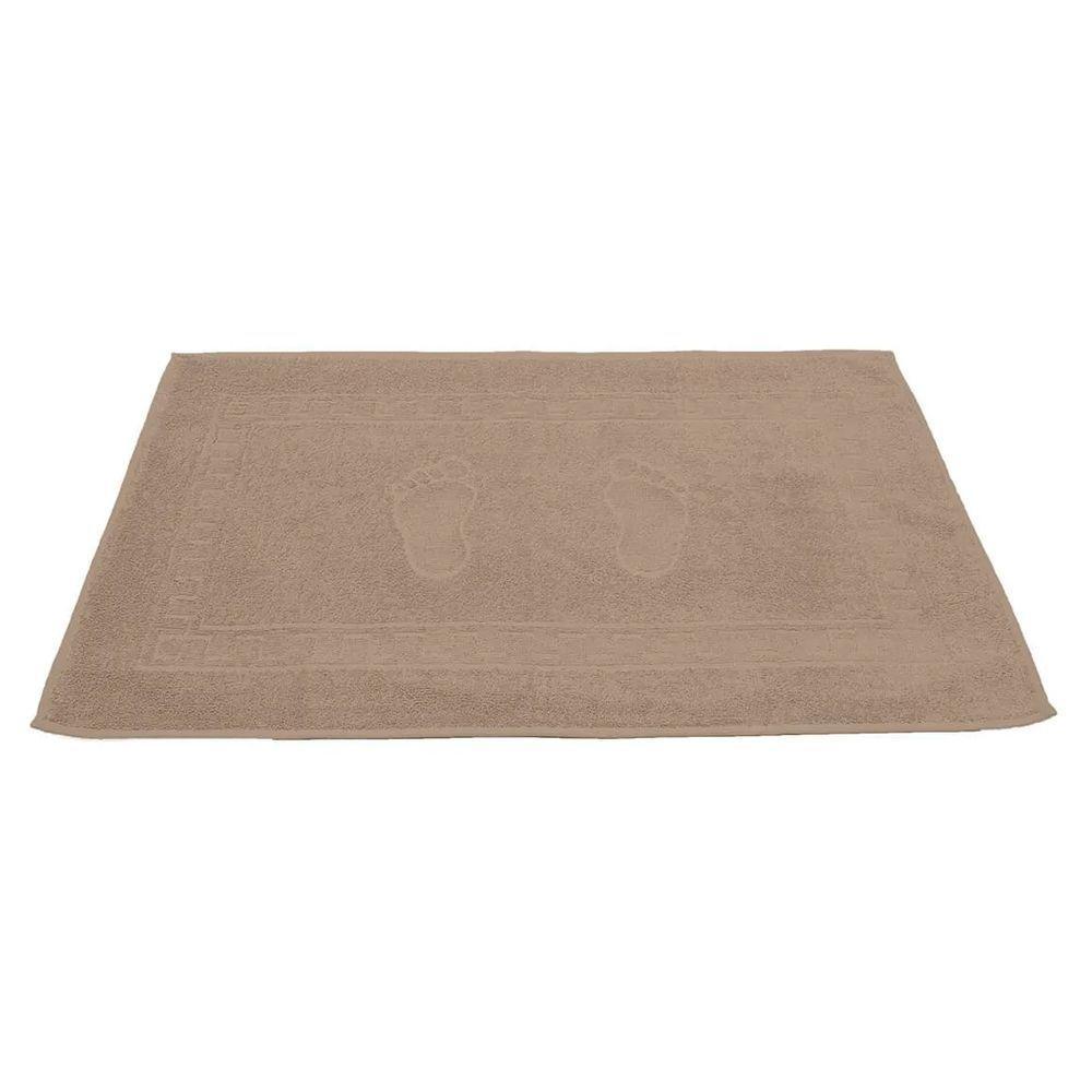 Toalha Piso Buettner Felpudo 100% Algodão Pezinhos 45cmx70cm Khaki - 1
