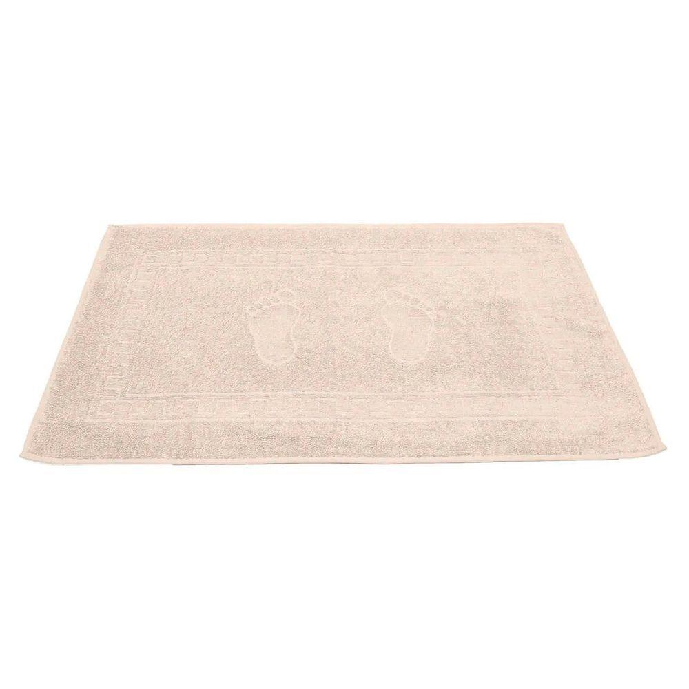 Toalha Piso Buettner Felpudo 100% Algodão Pezinhos 45cmx70cm Palha - 1