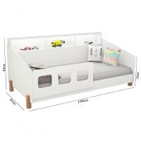 Cama Mavi Com Grade Lateral – Estilo Montessori Reforçada