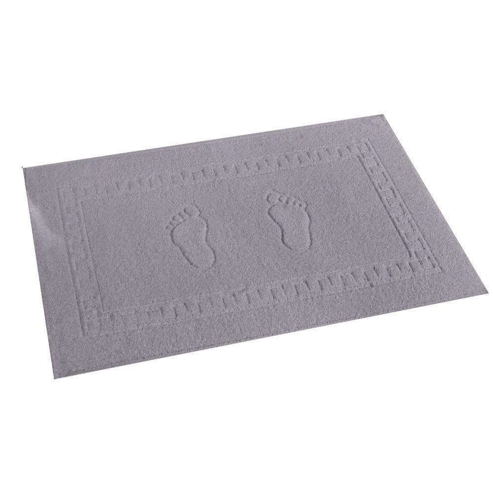 Toalha Piso Buettner Felpudo 100% Algodão Pezinhos 45cmx70cm Cinza Stone - 4