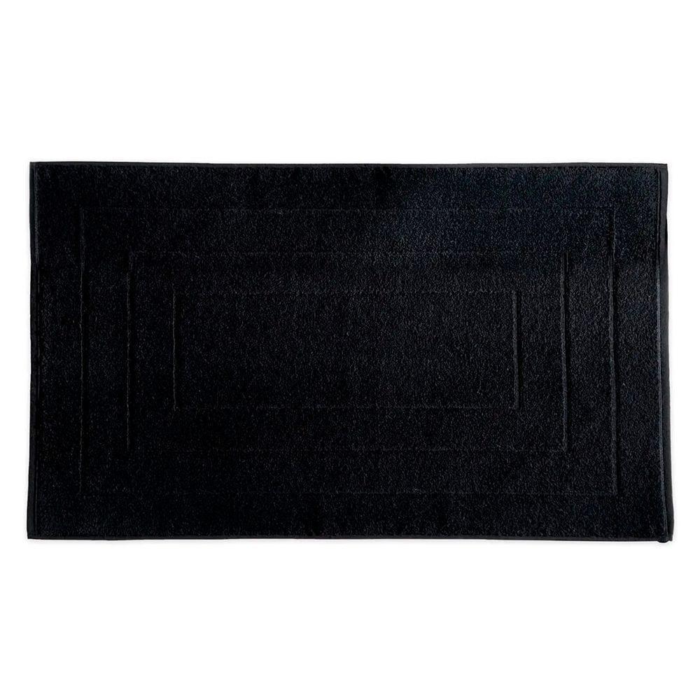 Toalha Piso Buettner Felpudo 100% Algodão Murano 50cmx80cm Preto - 1