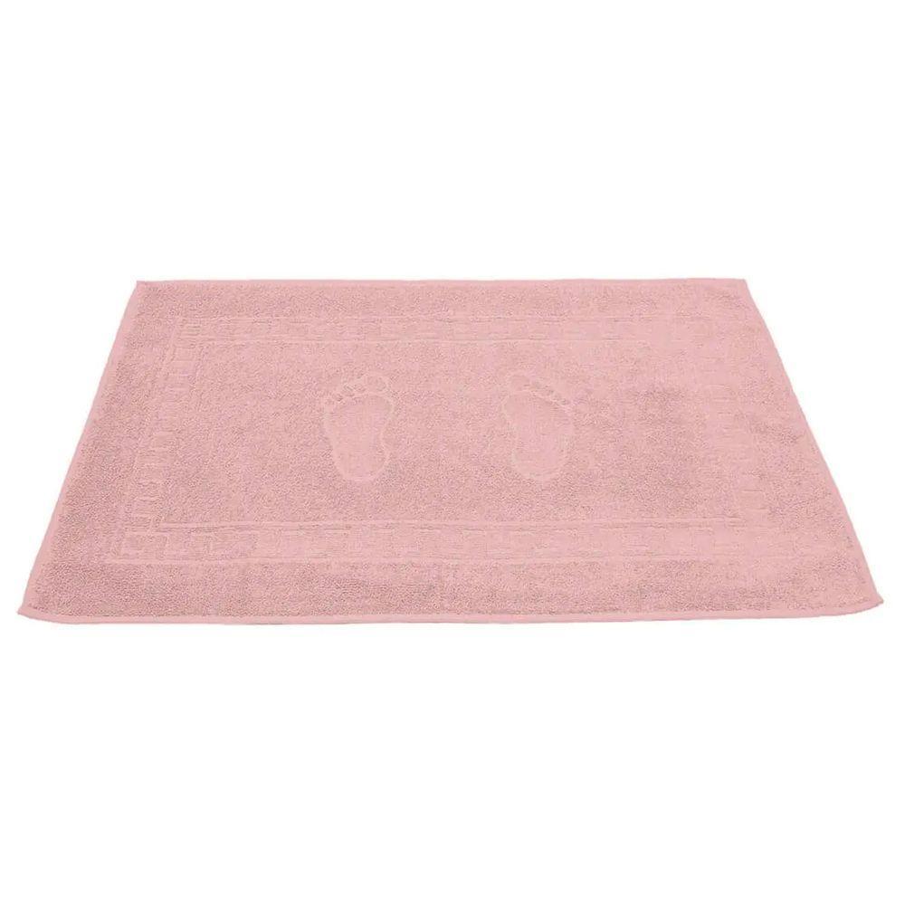 Toalha Piso Buettner Felpudo 100% Algodão Pezinhos 45cmx70cm Dusty Rosê - 1