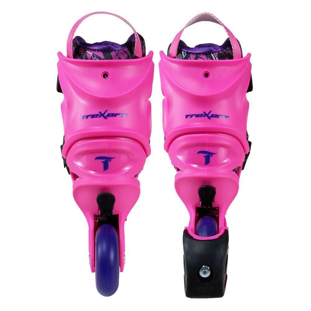 Patins Infantil Freemix Rosa - 68/70mm Ou 70/72mm Abec-9 Tamanho:g - 5