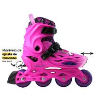 Patins Infantil Freemix Rosa - 68/70mm Ou 70/72mm Abec-9 Tamanho:g - 3