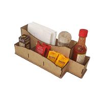 Porta Guardanapo E Sachê Em Mdf - Kit 5 Unidades - 1