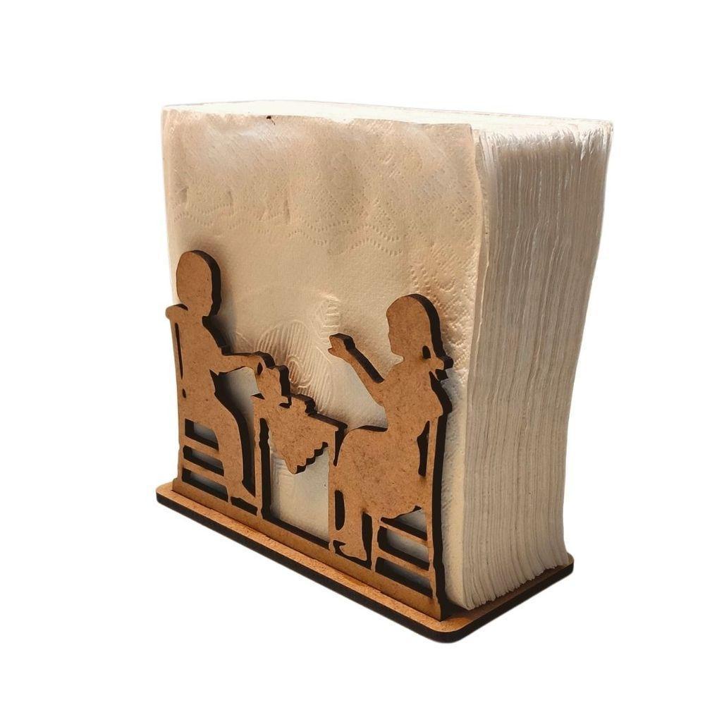 Porta Guardanapo Em Mdf - Kit 5 Unidades - 1