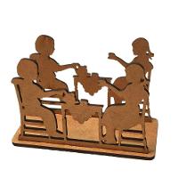 Porta Guardanapo Em Mdf - Kit 5 Unidades - 2