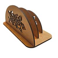 Porta Guardanapo E Sachê Em Mdf - Kit 5 Unidades - 2