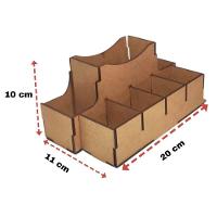 Porta Guardanapo E Sachê Em Mdf - Kit 5 Unidades - 4