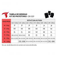Kit De Proteção Traxart Preto - Dr-029 Tamanho:g - 10