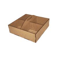 Porta Guardanapo E Sachê Em Mdf - Kit 5 Unidades - 2